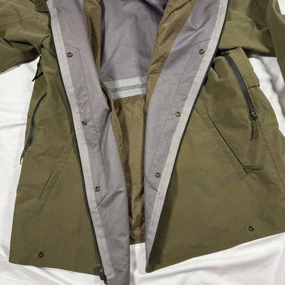 Filson Men's Size XL Green Nylon Vented Rain Liner Soft Shell Jacket NO HOOD - Picture 14 of 16